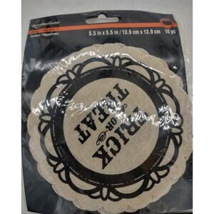 Recollections Halloween Trick Or Treat Doilies 10 Piece NEW Table Decoration